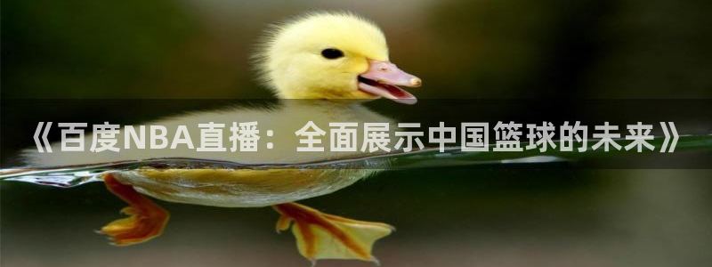 《百度NBA直播：全面展示中国篮球的未来》